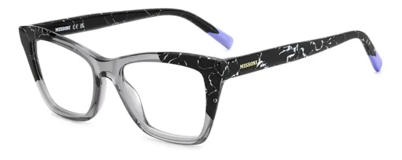 Missoni Donna MIS 0174 UHX Montature da vista Acetato Grigio/Nero  Squadrata
