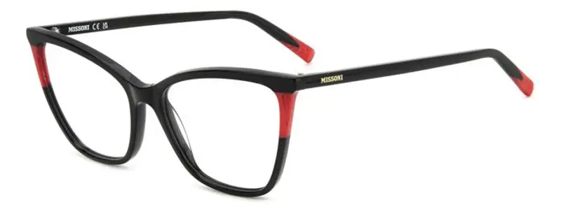 Missoni Donna MIS 0177 OIT Montature da vista Acetato Nero/Rosso  Squadrata