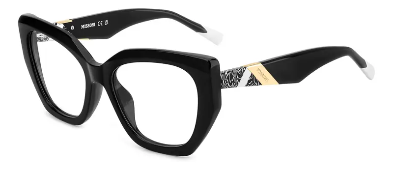 Missoni Donna MIS 0195/G 807 Montature da vista Acetato Nero  Squadrata Normale