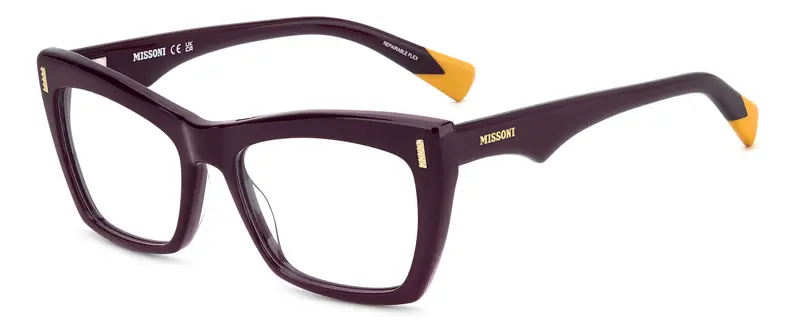 Missoni Donna MIS 0207 0T7 Montature da vista Acetato Viola  Squadrata Normale