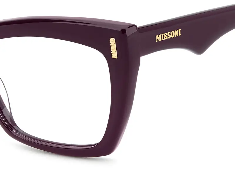 Missoni Donna MIS 0207 0T7 Montature da vista Acetato Viola Squadrata Normale miniatura 2