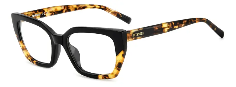 Missoni Donna MIS 0225/G WR7 Montature da vista Acetato Nero  Squadrata Normale