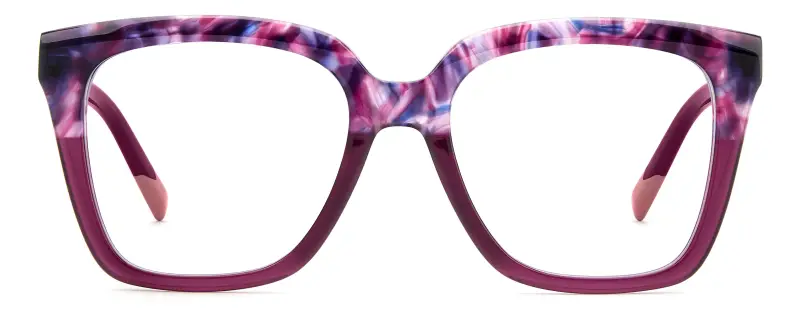 Donna Missoni MIS 0275/G HKZ Montature da vista Acetato Viola Squadrata Normale miniatura 2