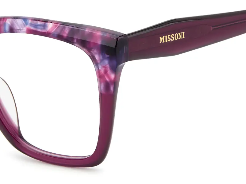 Donna Missoni MIS 0275/G HKZ Montature da vista Acetato Viola Squadrata Normale miniatura 3