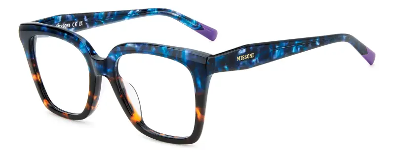 Donna Missoni MIS 0275/G JBW Montature da vista Acetato Blu Squadrata Normale