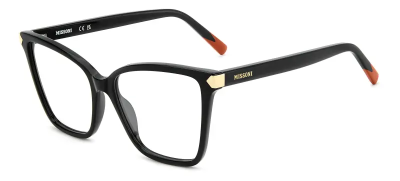 Donna Missoni MIS 0286 807 Montature da vista Acetato Nero Cat Eye Normale