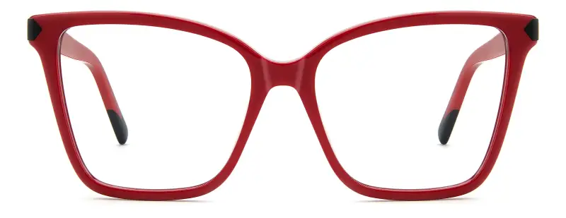 Donna Missoni MIS 0286 C9A Montature da vista Acetato Rosso Cat Eye Normale miniatura 2