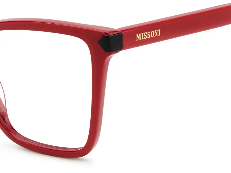 Donna Missoni MIS 0286 C9A Montature da vista Acetato Rosso Cat Eye Normale miniatura 3