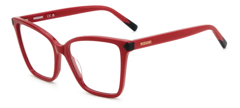 Donna Missoni MIS 0286 C9A Montature da vista Acetato Rosso Cat Eye Normale