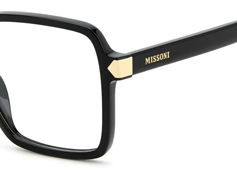 Donna Missoni MIS 0288 807 Montature da vista Acetato Nero Squadrata Normale miniatura 3