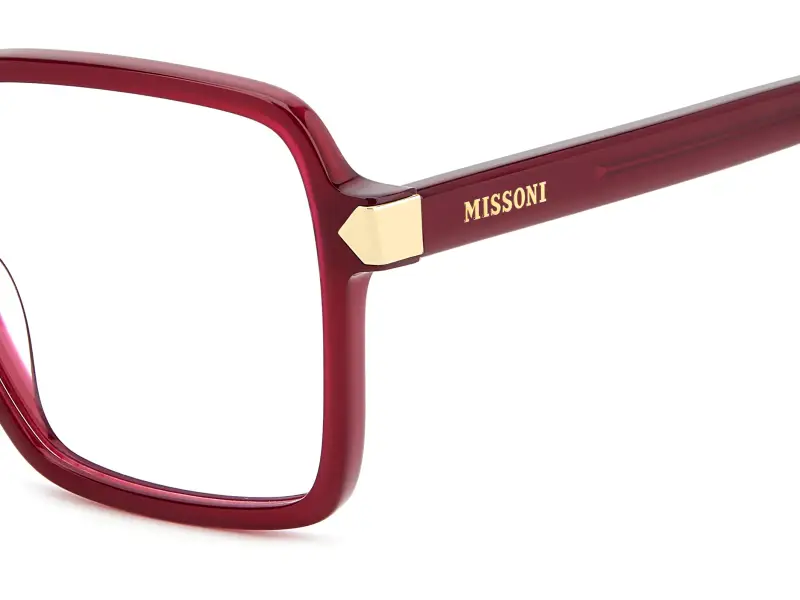 Donna Missoni MIS 0288 8CQ Montature da vista Acetato Rosso Squadrata Normale miniatura 3