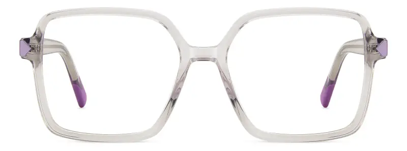 Donna Missoni MIS 0288 KB7 Montature da vista Acetato Grigio Squadrata Normale miniatura 2