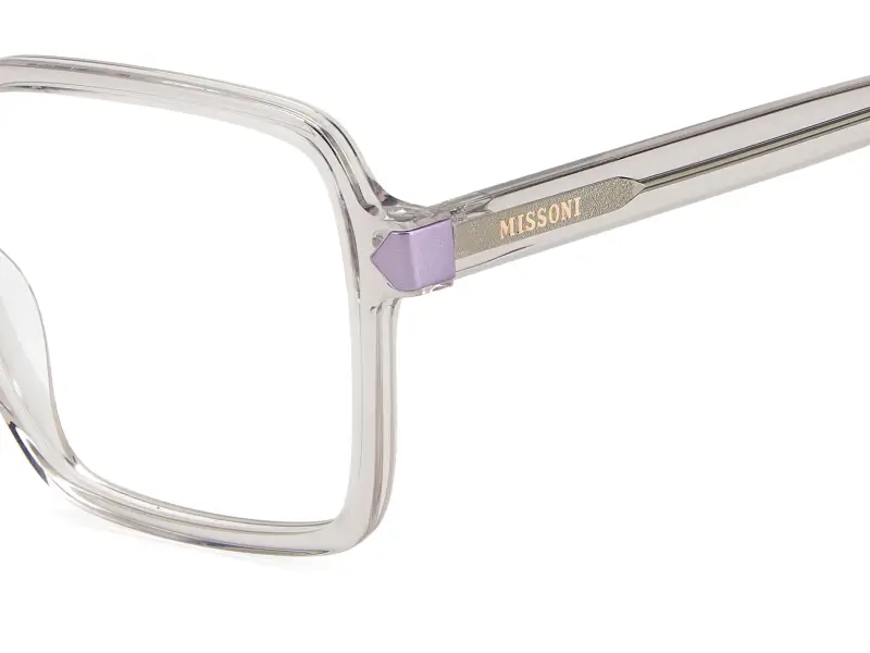 Donna Missoni MIS 0288 KB7 Montature da vista Acetato Grigio Squadrata Normale miniatura 3