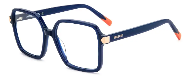 Donna Missoni MIS 0288 PJP Montature da vista Acetato Blu Squadrata Normale