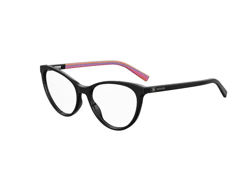 Missoni Donna MMI 0009 807 Montature da vista Acetato Nero  Cat Eye
