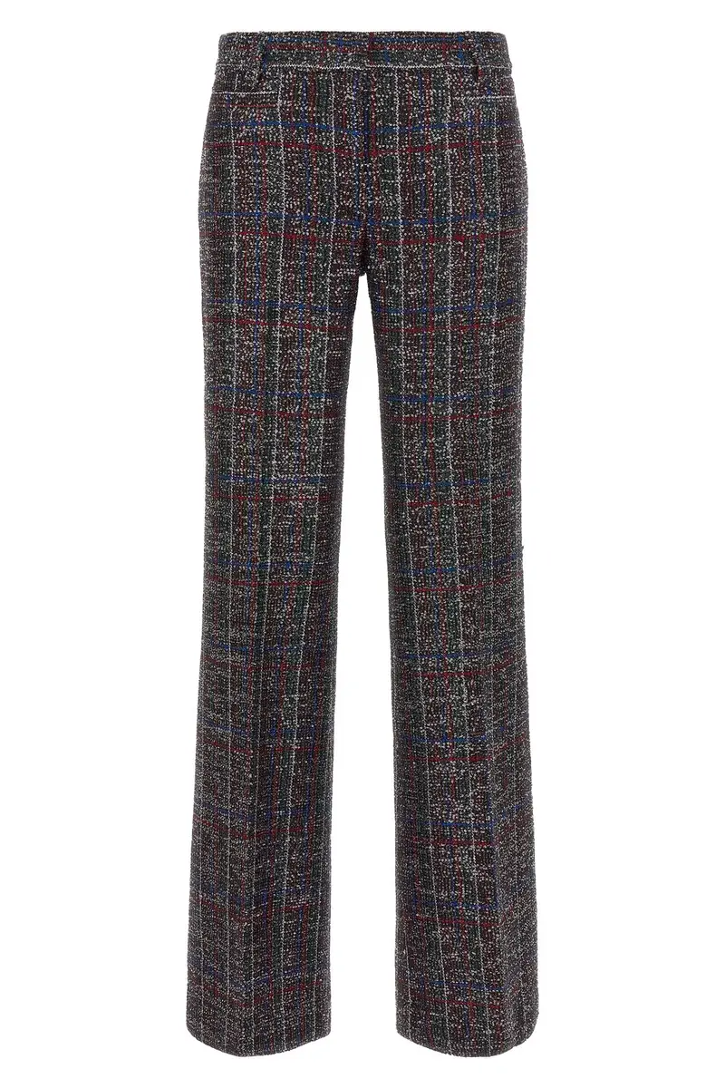 Pantalone Tartan Paillettes Multi