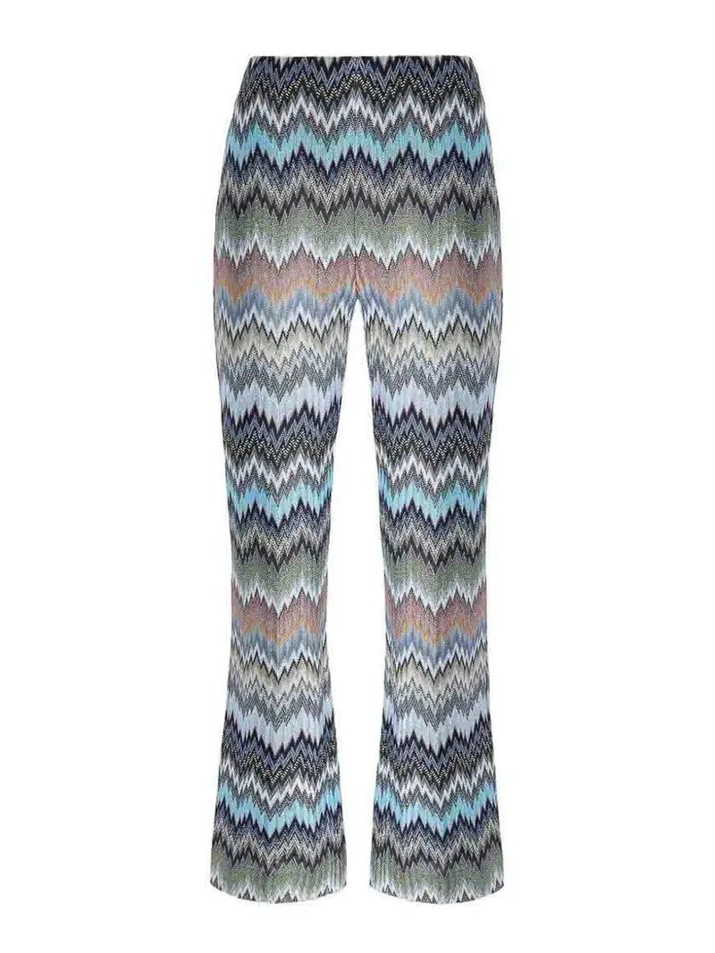 Pantaloni Zig Zag Multicolore