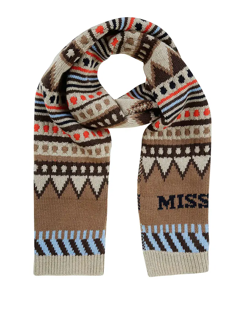 Sciarpa in lana Bianco