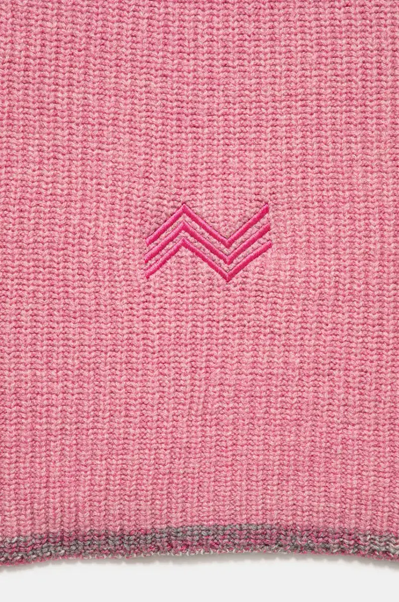 sciarpa in lana colore rosa SC32WOD9829 miniatura 2