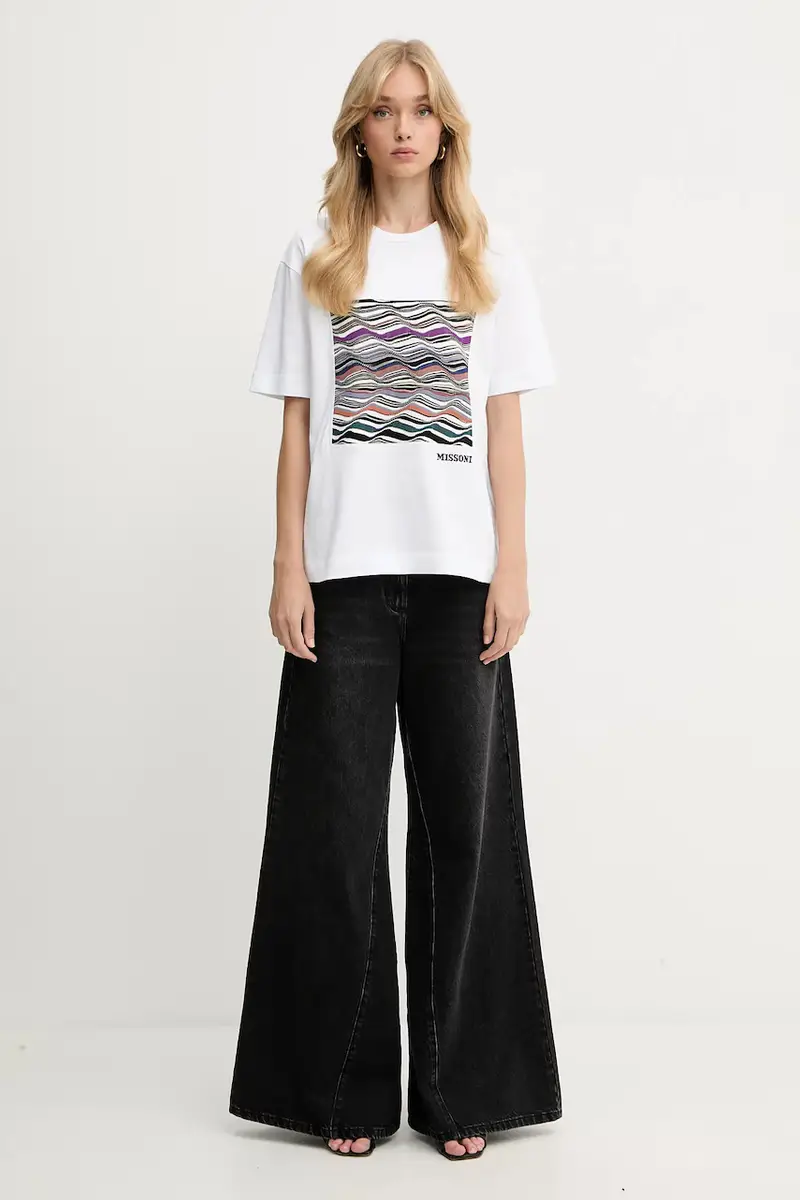 Missoni T-shirt Donna Bianco 3124931 miniatura 2