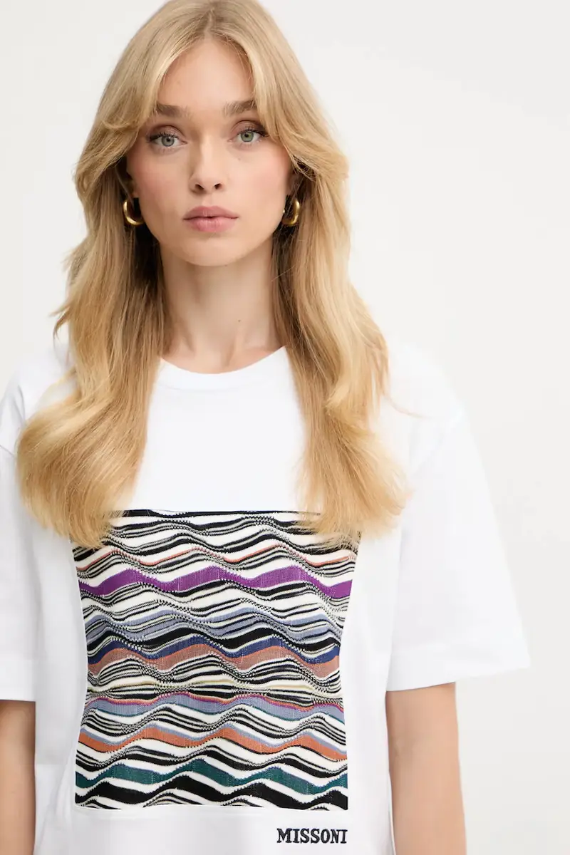 Missoni T-shirt Donna Bianco 3124931 miniatura 4