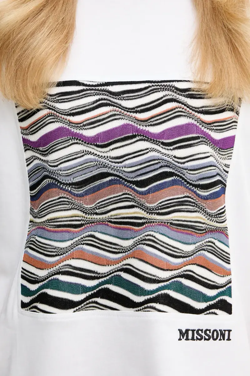 Missoni T-shirt Donna Bianco 3124931 miniatura 5