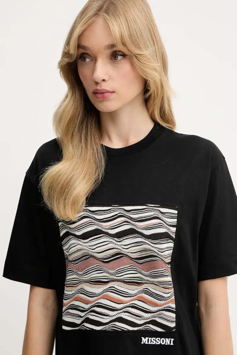 Missoni T-shirt Donna Nero 3152900 miniatura 4