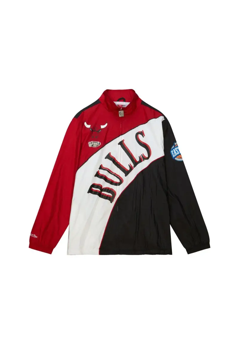 NBA ARCHED RETRO LINED WINDBREAKER BULLS - S / Rosso