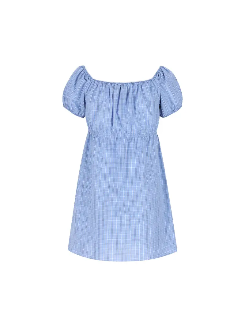 Abito In Cotone AZZURRO miniatura 2