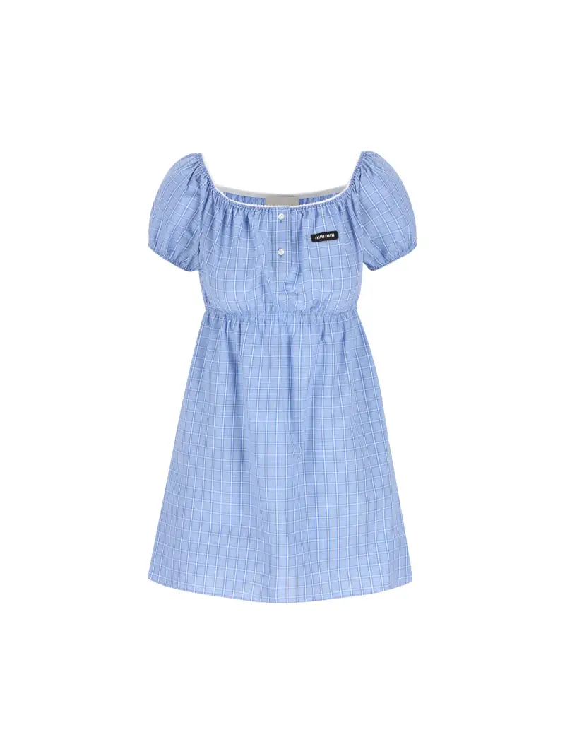 Abito In Cotone AZZURRO