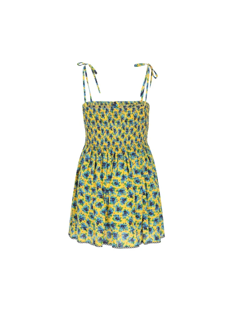 Abito In Seta GIALLO miniatura 2