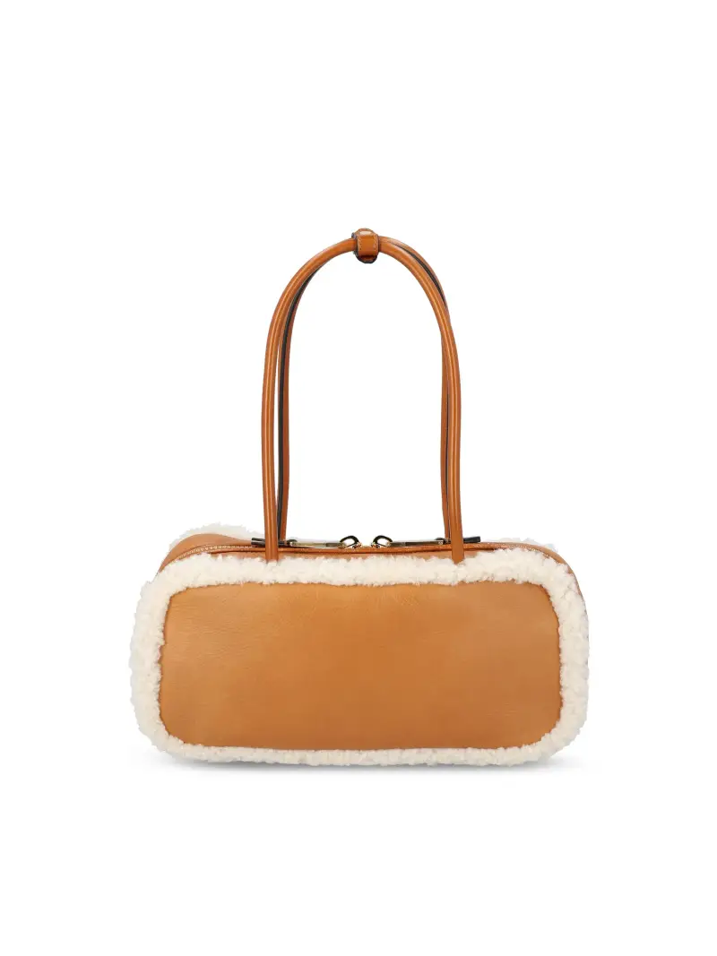 Borsa Arcadie In Pelle MARRONE miniatura 2