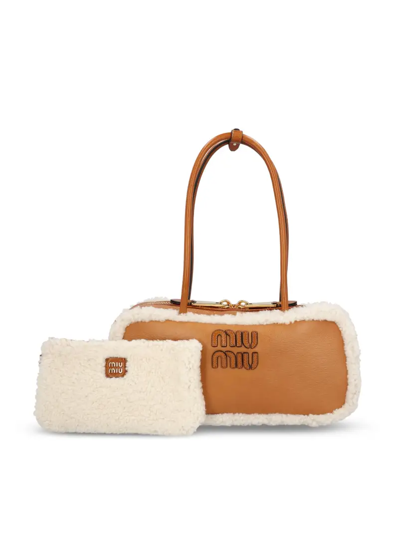 Borsa Arcadie In Pelle MARRONE