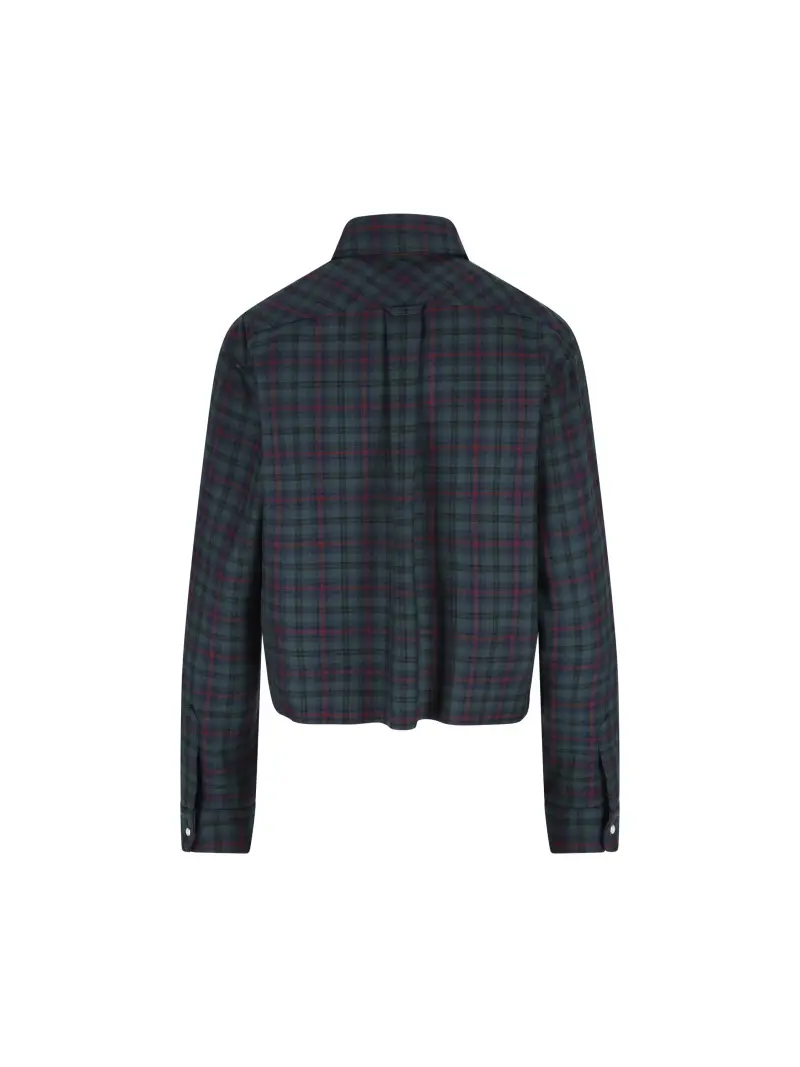 Camicia In Lana BLU miniatura 2