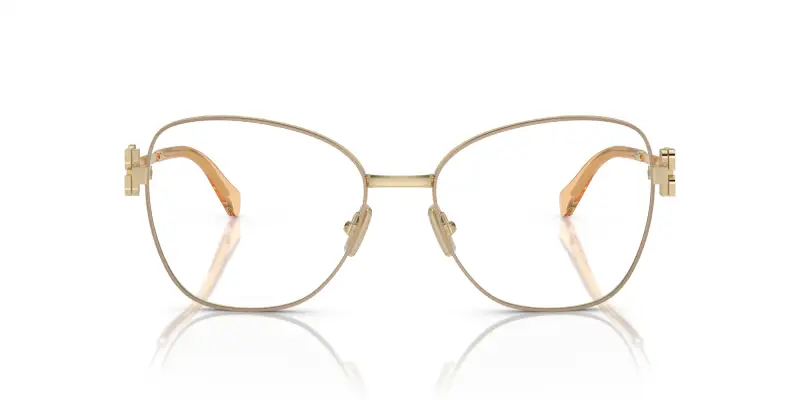 Donna Miu Miu MU 50XV 14M1O1 Montature da vista Metallo Beige Pilot Normale miniatura 3