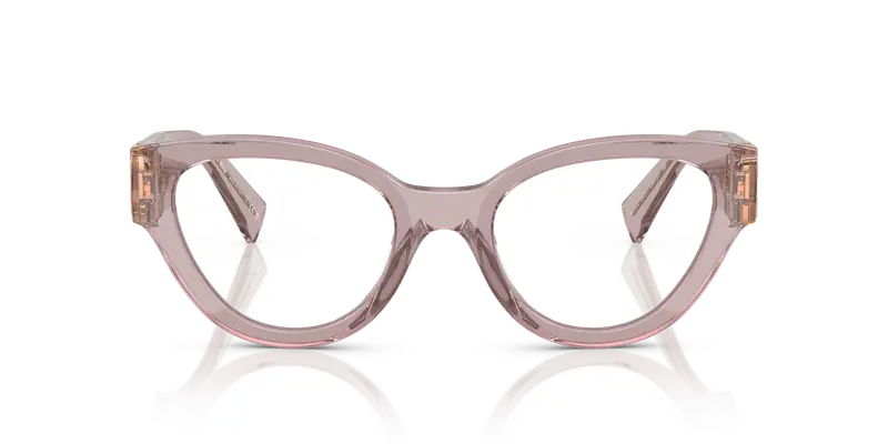 Miu Miu Donna MU 01VV 12W1O1 Montature da vista Acetato Viola Trasparente Pantos Normale miniatura 2