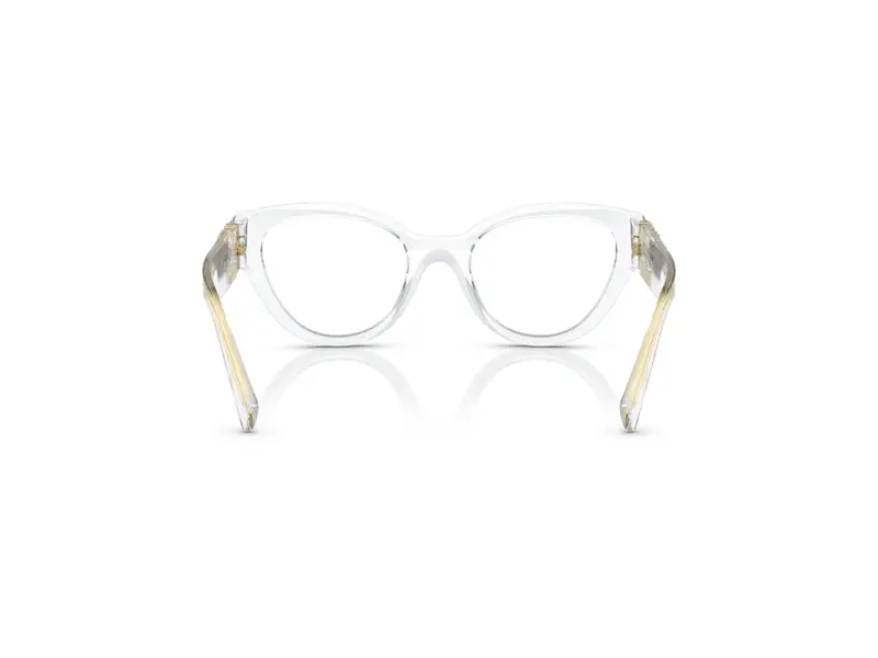 Miu Miu Donna MU 01VV 2AZ1O1 Montature da vista Acetato Trasparente Trasparente Pantos Normale miniatura 3