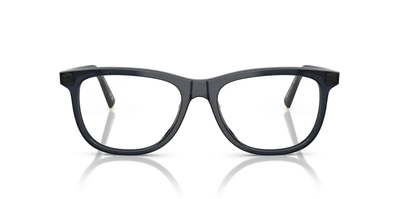 Miu Miu Donna MU 01WV 08Q1O1 Montature da vista Acetato Blu Trasparente Pantos Normale miniatura 2