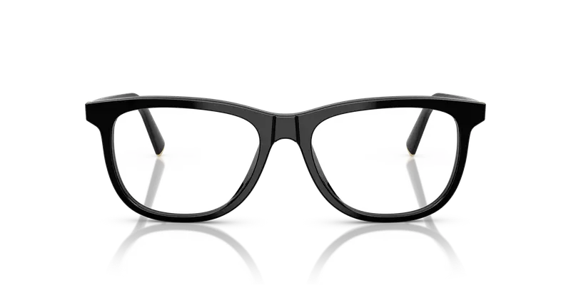 Miu Miu Donna MU 01WV 16K1O1 Montature da vista Acetato Nero Trasparente Pantos Normale miniatura 2