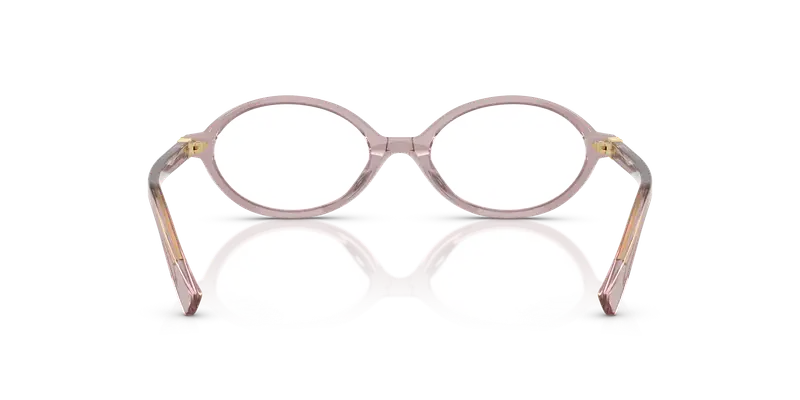 Miu Miu Donna MU 01XV 19P1O1 Montature da vista Acetato Viola Trasparente Rotonda Normale miniatura 3