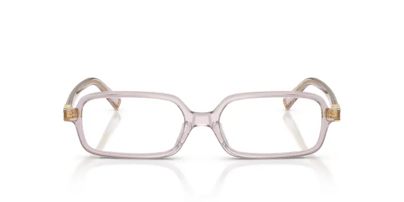 Donna MU 01YV 12W1O1 Montature da vista Acetato Viola Trasparente Squadrata Normale miniatura 3