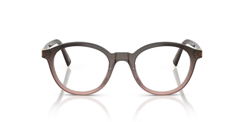 Miu Miu Donna MU 02WV 25C1O1 Montature da vista Acetato Rosso Trasparente Rotonda Normale miniatura 2