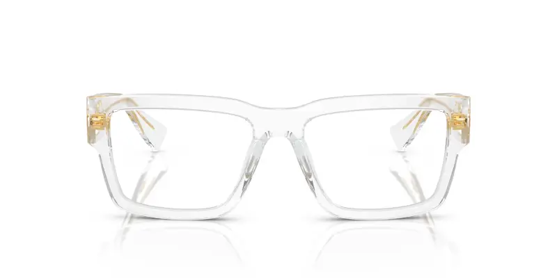 Donna MU 02XV 2AZ1O1 Montature da vista Acetato Trasparente Trasparente Squadrata Normale miniatura 3