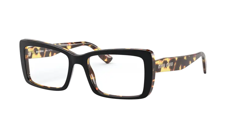 Miu Miu Donna MU 03SV 3891O1 Montature da vista Plastica Nero  Squadrata