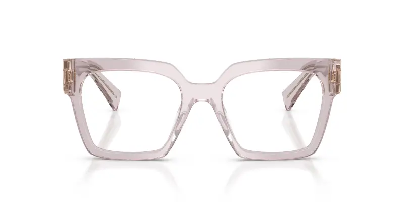 Donna MU 04UV 12W1O1 Montature da vista Acetato Viola Trasparente Squadrata Normale miniatura 3