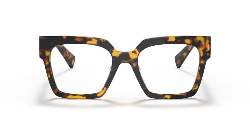 Miu Miu Donna MU 04UV VAU1O1 Montature da vista Acetato Tartaruga Trasparente Squadrata Normale miniatura 2