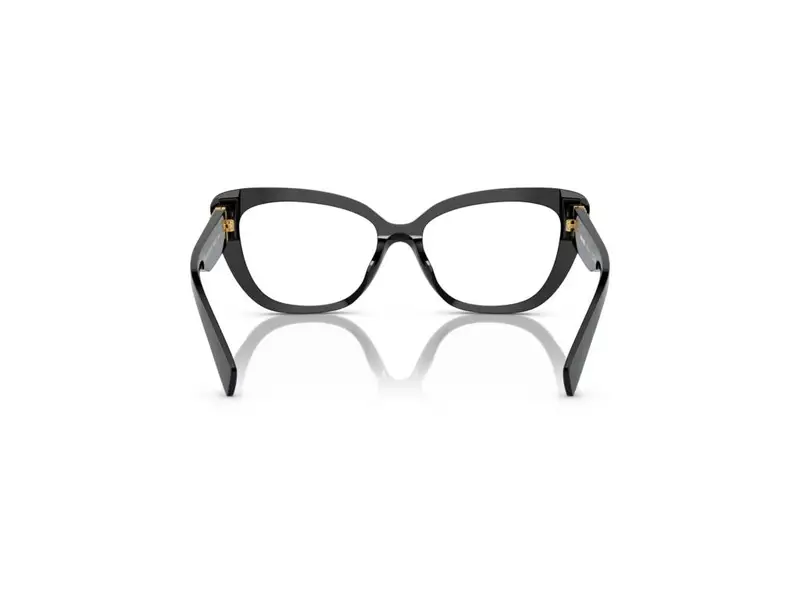Miu Miu Donna MU 05VV 1AB1O1 Montature da vista Acetato Nero Trasparente Cat Eye Normale miniatura 3