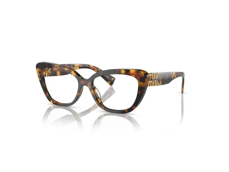 Miu Miu Donna MU 05VV  VAU1O1 Montature da vista Acetato Tartaruga Trasparente Cat Eye Normale