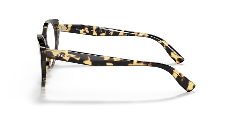 Miu Miu Donna MU 06TV 3891O1 Montature da vista Acetato Nero Trasparente Cat Eye Normale miniatura 3