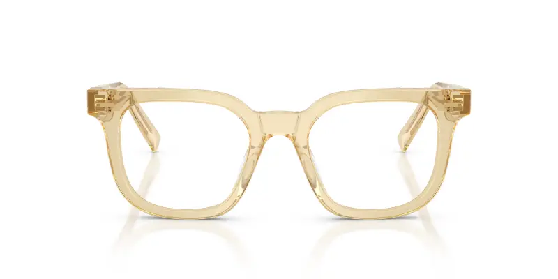 Donna MU 06XV 11T1O1 Montature da vista Acetato Marrone Trasparente Squadrata Normale miniatura 3